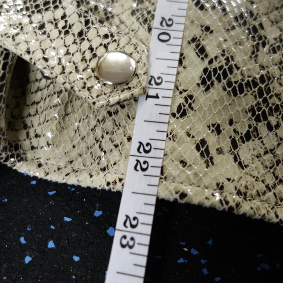 INTERMIX Sara Python-Embossed Jacket New - Picture 8 of 13